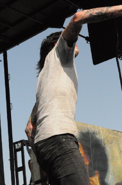 Suicide Silence at the Mayhem Festival Verizon Wireless Amphitheater