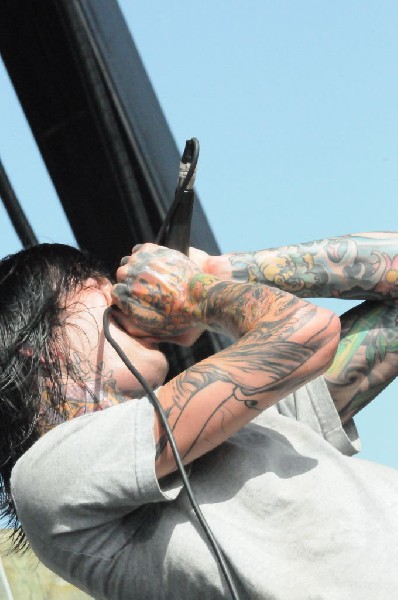 Suicide Silence at the Mayhem Festival Verizon Wireless Amphitheater