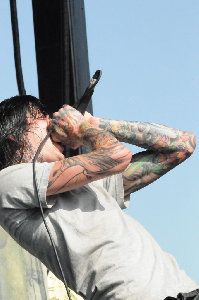 Suicide Silence at the Mayhem Festival Verizon Wireless Amphitheater