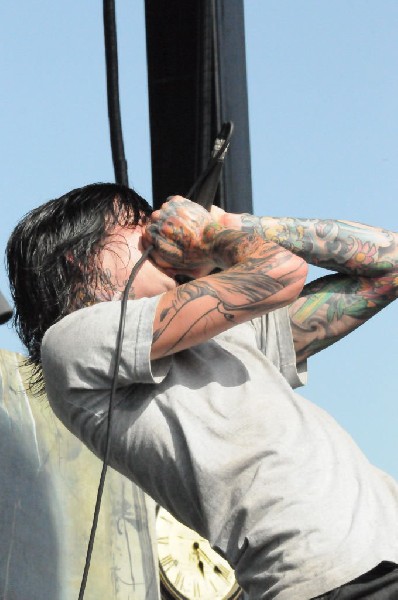 Suicide Silence at the Mayhem Festival Verizon Wireless Amphitheater