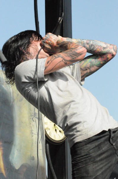 Suicide Silence at the Mayhem Festival Verizon Wireless Amphitheater