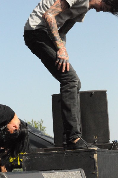 Suicide Silence at the Mayhem Festival Verizon Wireless Amphitheater
