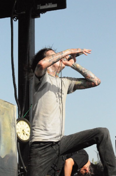 Suicide Silence at the Mayhem Festival Verizon Wireless Amphitheater