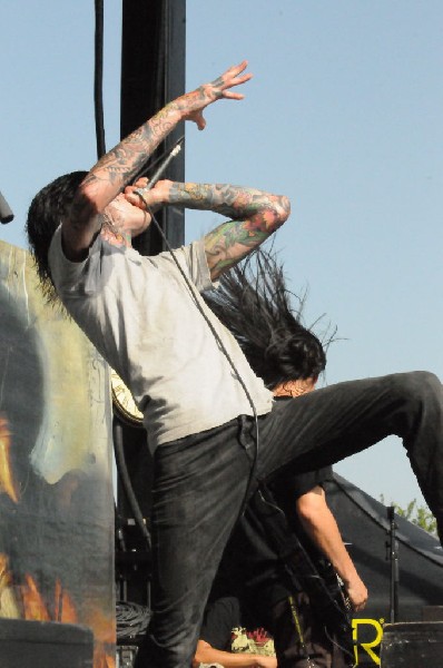 Suicide Silence at the Mayhem Festival Verizon Wireless Amphitheater