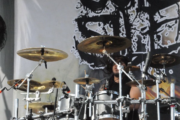 Suicide Silence at the Mayhem Festival Verizon Wireless Amphitheater