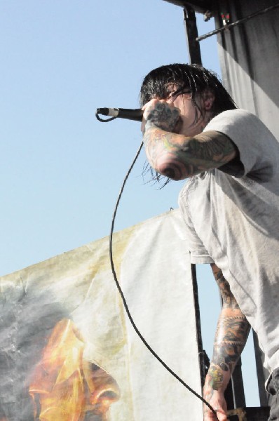 Suicide Silence at the Mayhem Festival Verizon Wireless Amphitheater