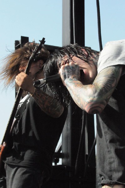 Suicide Silence at the Mayhem Festival Verizon Wireless Amphitheater