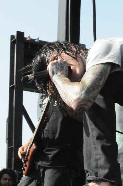 Suicide Silence at the Mayhem Festival Verizon Wireless Amphitheater
