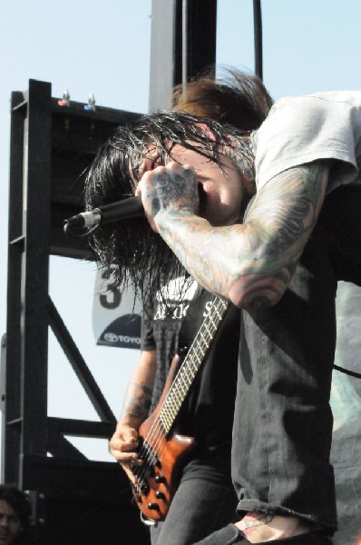 Suicide Silence at the Mayhem Festival Verizon Wireless Amphitheater