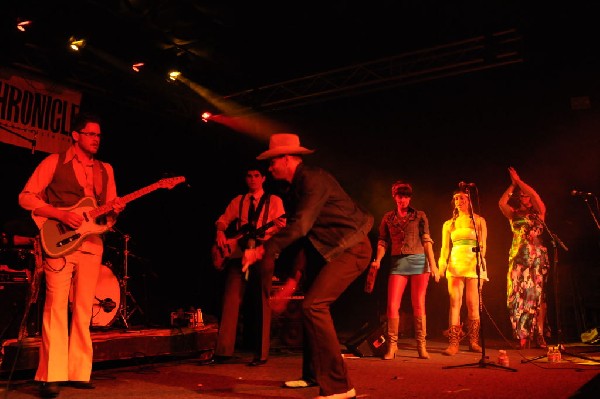 T Bird And The Breaks at the Austin Chronicle SXSW 2010 Film Party at La Zo