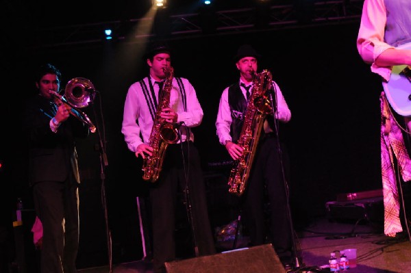 T Bird And The Breaks at the Austin Chronicle SXSW 2010 Film Party at La Zo