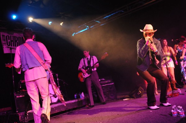 T Bird And The Breaks at the Austin Chronicle SXSW 2010 Film Party at La Zo