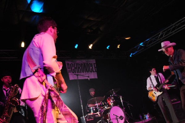 T Bird And The Breaks at the Austin Chronicle SXSW 2010 Film Party at La Zo