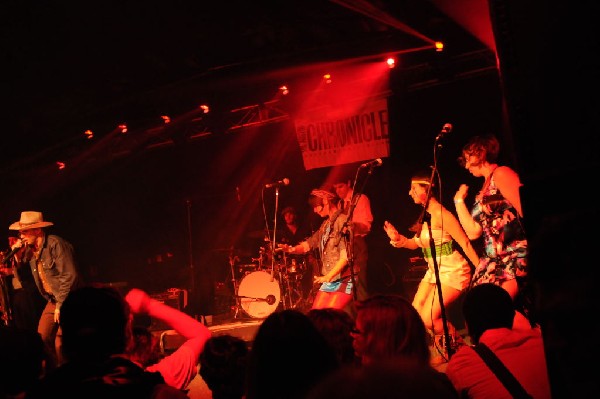 T Bird And The Breaks at the Austin Chronicle SXSW 2010 Film Party at La Zo