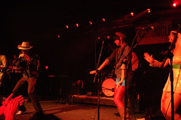 T Bird And The Breaks at the Austin Chronicle SXSW 2010 Film Party at La Zo