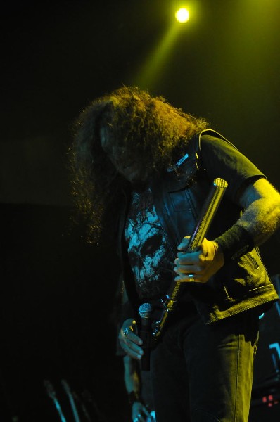 Testament at Emo's East, Austin, Texas 10/29/11 - photo by Jeff Barringer