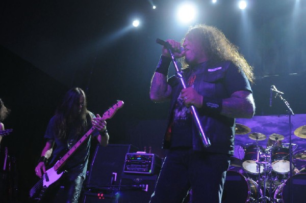 Testament at Emo's East, Austin, Texas 10/29/11 - photo by Jeff Barringer