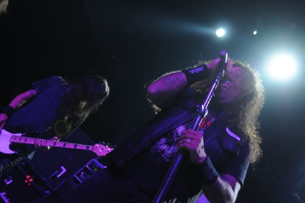 Testament at Emo's East, Austin, Texas 10/29/11 - photo by Jeff Barringer