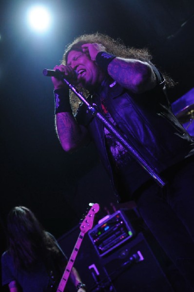 Testament at Emo's East, Austin, Texas 10/29/11 - photo by Jeff Barringer