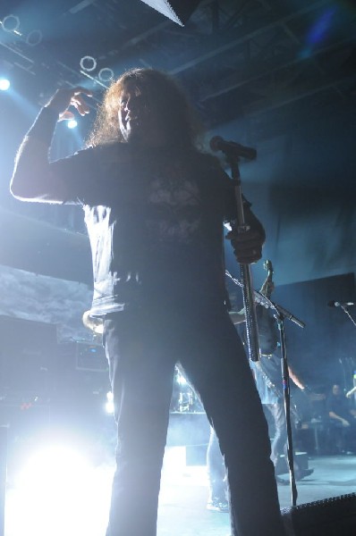 Testament at Emo's East, Austin, Texas 10/29/11 - photo by Jeff Barringer