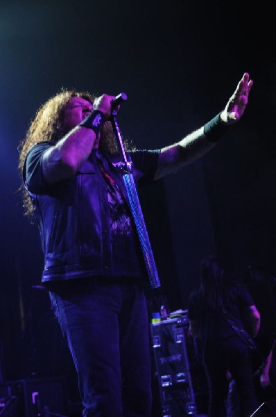 Testament at Emo's East, Austin, Texas 10/29/11 - photo by Jeff Barringer