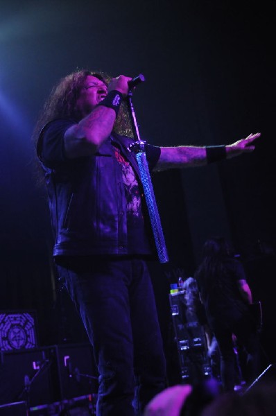 Testament at Emo's East, Austin, Texas 10/29/11 - photo by Jeff Barringer