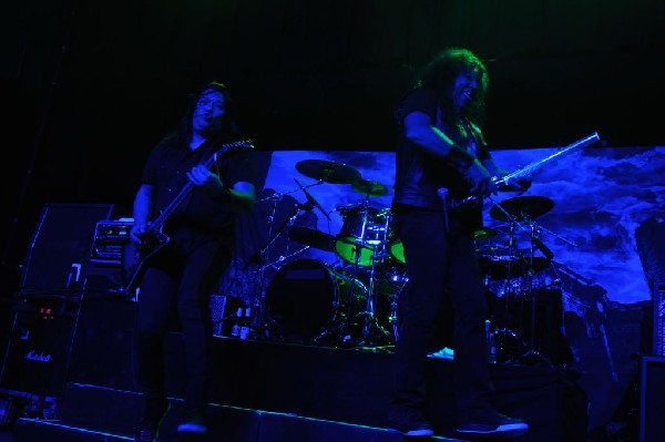 Testament at Emo's East, Austin, Texas 10/29/11 - photo by Jeff Barringer