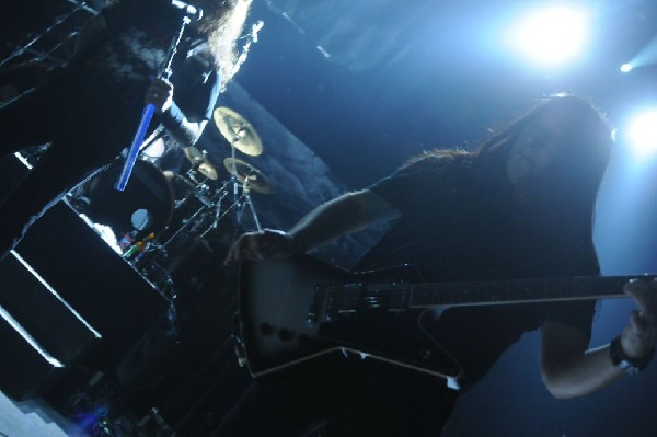 Testament at Emo's East, Austin, Texas 10/29/11 - photo by Jeff Barringer