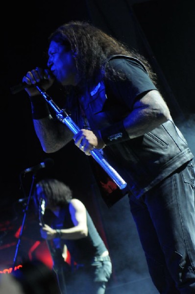 Testament at Emo's East, Austin, Texas 10/29/11 - photo by Jeff Barringer