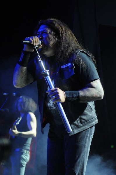 Testament at Emo's East, Austin, Texas 10/29/11 - photo by Jeff Barringer