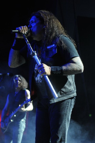 Testament at Emo's East, Austin, Texas 10/29/11 - photo by Jeff Barringer