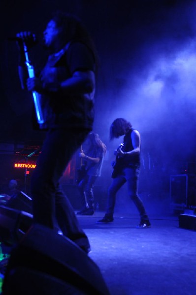 Testament at Emo's East, Austin, Texas 10/29/11 - photo by Jeff Barringer