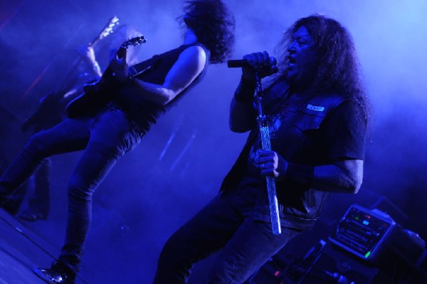 Testament at Emo's East, Austin, Texas 10/29/11 - photo by Jeff Barringer