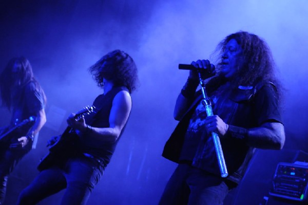 Testament at Emo's East, Austin, Texas 10/29/11 - photo by Jeff Barringer