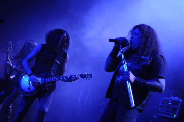 Testament at Emo's East, Austin, Texas 10/29/11 - photo by Jeff Barringer