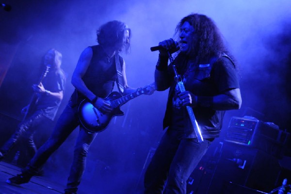 Testament at Emo's East, Austin, Texas 10/29/11 - photo by Jeff Barringer