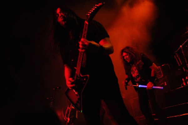 Testament at Emo's East, Austin, Texas 10/29/11 - photo by Jeff Barringer