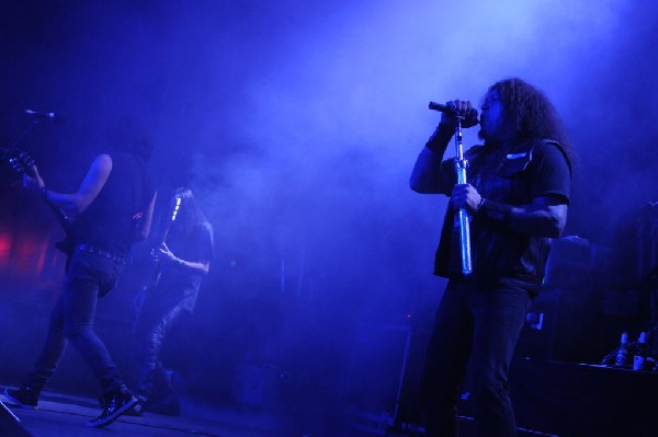 Testament at Emo's East, Austin, Texas 10/29/11 - photo by Jeff Barringer