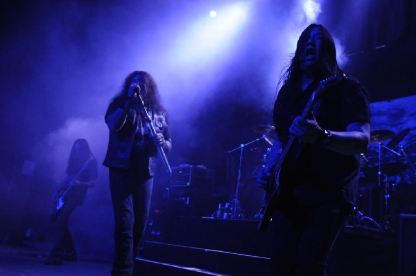 Testament at Emo's East, Austin, Texas 10/29/11 - photo by Jeff Barringer