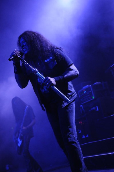 Testament at Emo's East, Austin, Texas 10/29/11 - photo by Jeff Barringer