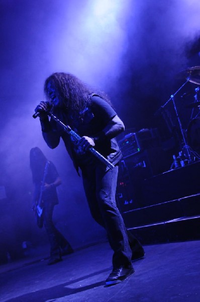 Testament at Emo's East, Austin, Texas 10/29/11 - photo by Jeff Barringer