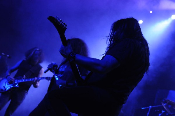 Testament at Emo's East, Austin, Texas 10/29/11 - photo by Jeff Barringer