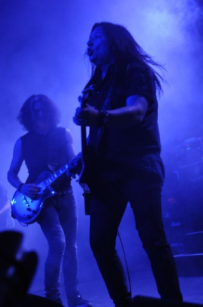 Testament at Emo's East, Austin, Texas 10/29/11 - photo by Jeff Barringer