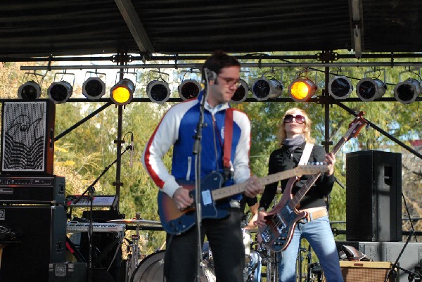 The Oranges Band at Fun Fun Fun Fest in Waterloo Park, Austin Texas