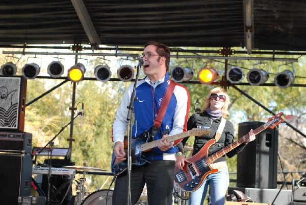 The Oranges Band at Fun Fun Fun Fest in Waterloo Park, Austin Texas