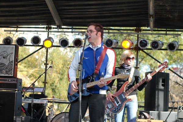 The Oranges Band at Fun Fun Fun Fest in Waterloo Park, Austin Texas