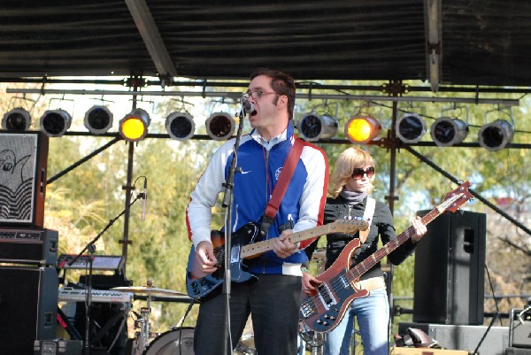 The Oranges Band at Fun Fun Fun Fest in Waterloo Park, Austin Texas