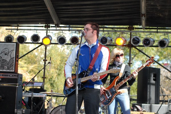 The Oranges Band at Fun Fun Fun Fest in Waterloo Park, Austin Texas