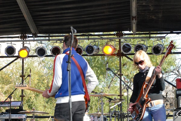 The Oranges Band at Fun Fun Fun Fest in Waterloo Park, Austin Texas