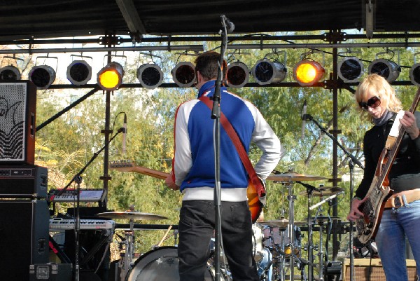 The Oranges Band at Fun Fun Fun Fest in Waterloo Park, Austin Texas